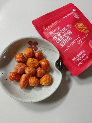 레드닥터 완숙토마토 + 통째로 동결건조한 대추방울토마토 — 5점을 준 리뷰어가 2022년 12월 올린 사용 사진