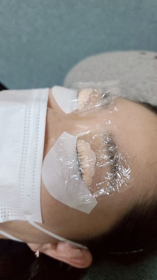 피비에스코리아 [오마이셀프] 셀프 속눈썹펌 키트 뷰러펌 파마 세트 — 5점을 준 리뷰어가 2021년 11월 올린 사용 사진