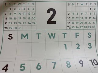 리훈 2024년 레트로 달력 벽달력 + 탁상달력 — 5점을 준 리뷰어가 2023년 9월 올린 사용 사진