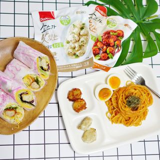 굽네몰 [굽네] 소스가 맛있는 닭가슴살 한입 볼 2종 — 5점을 준 리뷰어가 2021년 3월 올린 사용 사진