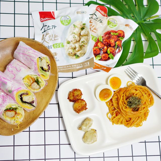 [굽네] 소스가 맛있는 닭가슴살 한입 볼 2종 리뷰 사진