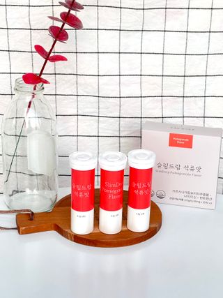 [슬림드랍 석류맛] 건기식 다이어트 보조제 겸 비타민 — 5점을 준 리뷰어가 2022년 1월 올린 사용 사진
