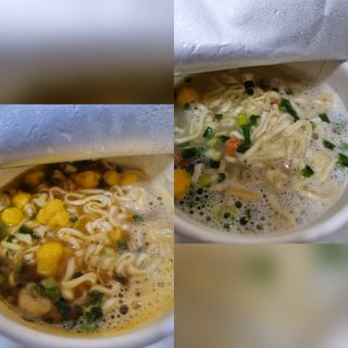 NISSIN 닛신 컵누들  4종 - 씨푸드오리지날, 씨푸드 스파이시, 씨푸드 커리, 씨푸드 XO소스 — 5점을 준 리뷰어가 2022년 5월 올린 사용 사진