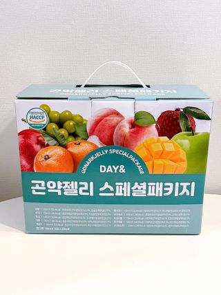 참앤들황토농원 10가지 맛, 입맛대로 스페셜하게~ 가볍게 한 포 땡! 곤약젤리 스페셜 패키지 130ml x 30포 — 5점을 준 리뷰어가 2022년 12월 올린 사용 사진