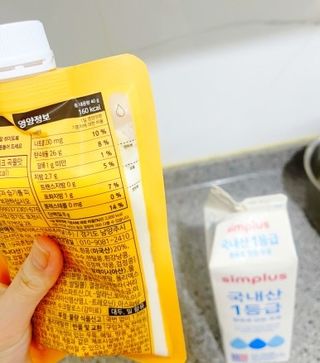 [덜다] 든든 식물성 단백질 쉐이크 40g X 7입 (곡물/딸기) — 5점을 준 리뷰어가 2023년 8월 올린 사용 사진