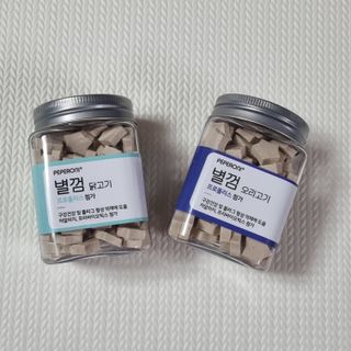 페페로니 자기전에 먹는 저알러지 껌 세트 치킨+오리 — 4점을 준 리뷰어가 2021년 7월 올린 사용 사진