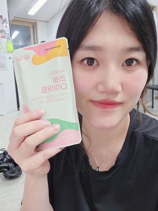 [경남제약헬스케어] 케어플러스 리셋 다이어트 청포도맛 100ml X 5포 (5일분) — 5점을 준 리뷰어가 2023년 3월 올린 사용 사진