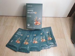 서울약사신협 약사신협_생녹용 진액_70ml x 30포 — 4점을 준 리뷰어가 2021년 7월 올린 사용 사진