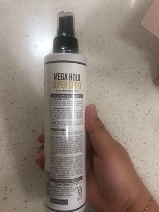 다슈코리아 다슈 포 맨 프리미엄 메가 홀드 슈퍼 스프레이 250ml — 4.5점을 준 리뷰어가 2021년 7월 올린 사용 사진
