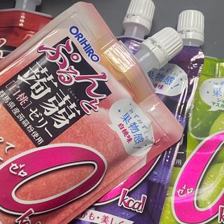 ORIHIRO 오리히로 곤약젤리 제로칼로리 130g 4종 4팩(맛별로 1팩씩) — 5점을 준 리뷰어가 2023년 3월 올린 사용 사진