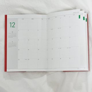 리훈 2023년 아이라이크 모눈 다이어리 미니달력 세트 — 5점을 준 리뷰어가 2022년 12월 올린 사용 사진