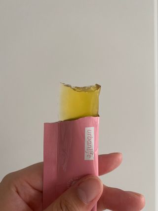 주식회사 얼굴반쪽 [얼굴반쪽 가르시니아 2,800mg] x 14포 1주 젤리 다이어트 보조제 체지방감소 — 5점을 준 리뷰어가 2021년 10월 올린 사용 사진
