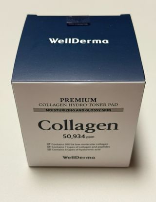 웰더마 프리미엄 콜라겐 하이드로 토너 패드 60매/1개 — 5점을 준 리뷰어가 2025년 7월 올린 사용 사진