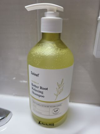달리프 클로렐라 베러 루트 릴렉싱 샴푸 500ml — 5점을 준 리뷰어가 2021년 6월 올린 사용 사진