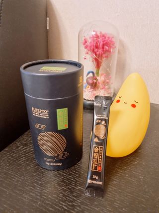 프리마인 자체 기업부설 연구소에서 찾아낸 건강한 수면의 비밀.  슬립토 플러스 30포 — 5점을 준 리뷰어가 2022년 7월 올린 사용 사진