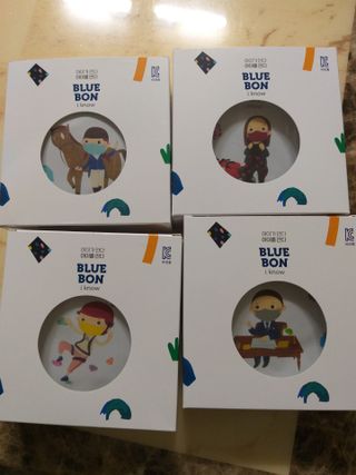 [블루 본 아이노우] 유아용 컬러마스크 40 PCS SET 2중 택 1 — 5점을 준 리뷰어가 2021년 4월 올린 사용 사진