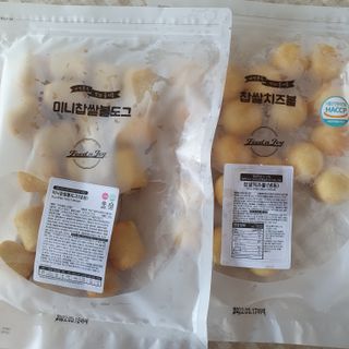 Dog&Ball 독앤볼 [Dog&Ball] 미니찹쌀볼도그 찹쌀치즈볼 — 4점을 준 리뷰어가 2021년 8월 올린 사용 사진