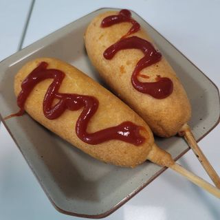오마뎅 한우핫도그 — 5점을 준 리뷰어가 2021년 5월 올린 사용 사진