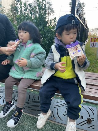 [몸엔용] 우리 아이 건강간식, 달콤한 녹용곤약젤리 디어팡 4종 — 5점을 준 리뷰어가 2021년 11월 올린 사용 사진