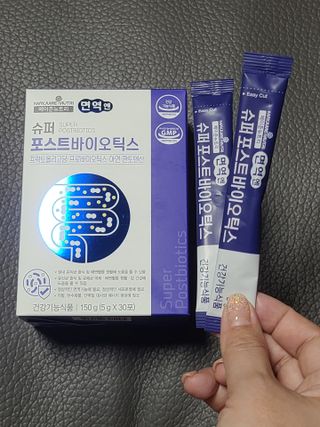 메이준뉴트리 슈퍼 포스트바이오틱스 — 5점을 준 리뷰어가 2021년 6월 올린 사용 사진