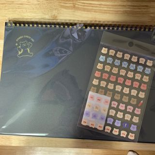 리훈 곰부 체크리스트+ 곰부 리무버블스티커 1장 — 4점을 준 리뷰어가 2021년 4월 올린 사용 사진