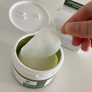 랑벨 랑바이오 블랙 시카 퀵 패드 100매 (3초 쿨링/3분 흡수, 블랙비 프로폴리스/시카 4종 함유, 대용량) — 5점을 준 리뷰어가 2022년 7월 올린 사용 사진