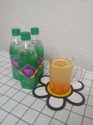 몽베스트 Montbest with Sparkling water Lemon OR Lime 20병(랜덤) — 5점을 준 리뷰어가 2021년 10월 올린 사용 사진