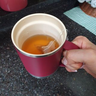 산그리메 국내산 호박차 100티백 대용량 삼각티백차 — 4점을 준 리뷰어가 2021년 7월 올린 사용 사진