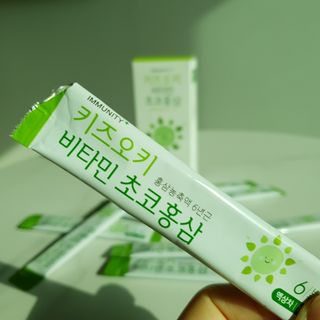 [이뮤니티플러스]우리아이 면역오키, 건강오키 _ 키즈오키 비타민초코홍삼 10포 1box — 4.5점을 준 리뷰어가 2022년 3월 올린 사용 사진