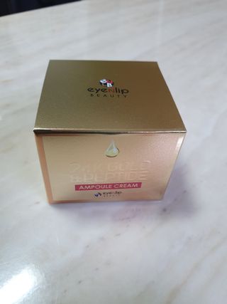 아이앤립 / EYENLIP 아이앤립 24K 골드 N 펩타이드 앰플 크림 — 5점을 준 리뷰어가 2021년 3월 올린 사용 사진