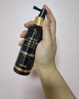 썸헤어 / SUMHAIR 썸헤어 써밋 안티 헤어로스 토닉 — 5점을 준 리뷰어가 2021년 5월 올린 사용 사진