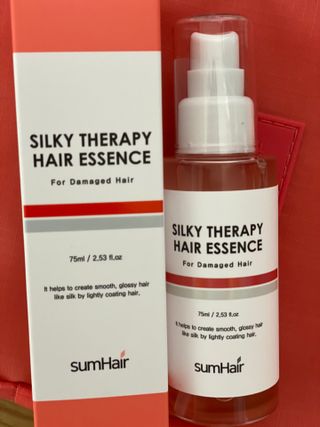 썸헤어 / SUMHAIR 썸헤어 실키 테라피 헤어 에센스 — 5점을 준 리뷰어가 2021년 4월 올린 사용 사진