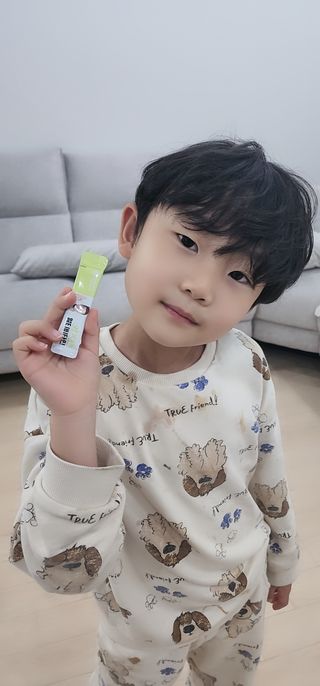 연세생활건강 키즈텐 멀티비타민 1BOX (30포) — 5점을 준 리뷰어가 2022년 5월 올린 사용 사진