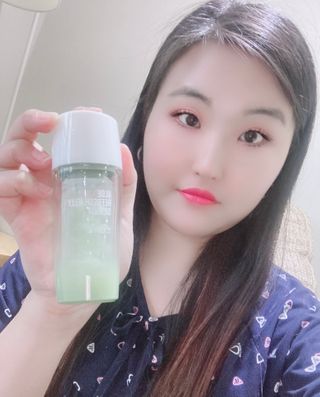 김정문알로에 큐어 큐어 알로에 리프레쉬 젤리 세럼, 큐어 알로에 하이드로 젤리 크림 — 5점을 준 리뷰어가 2021년 2월 올린 사용 사진
