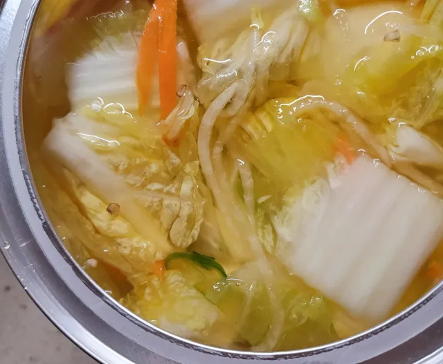 셰프애찬 단호박 백김치 1kg 리뷰 사진