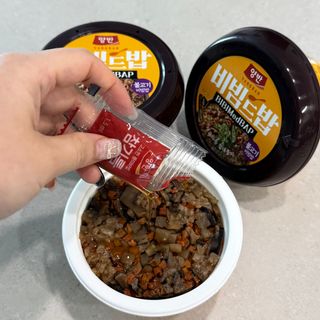 [구매평]양반 비빔드밥 불고기 비빔밥 컵, 272.5g, 3개 — 5점을 준 리뷰어가 2025년 2월 올린 사용 사진
