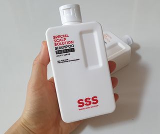 트리플에스 탈모 샴푸 275ml + 실크 트리트먼트 275ml — 4점을 준 리뷰어가 2021년 2월 올린 사용 사진
