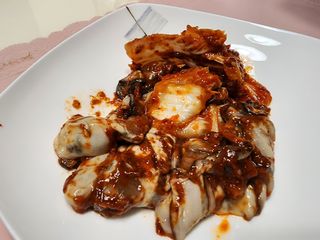 셰프애찬 별미김치 굴겉절이 1kg — 5점을 준 리뷰어가 2022년 12월 올린 사용 사진