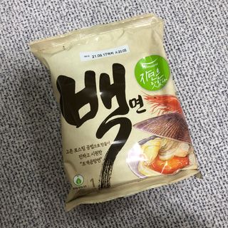 [풀무원] 자연은맛있다 정면, 백면, 홍면  세트 — 5점을 준 리뷰어가 2021년 4월 올린 사용 사진