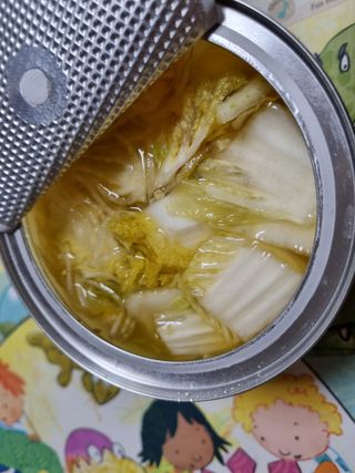 셰프애찬 단호박 백김치 1kg — 5점을 준 리뷰어가 2022년 10월 올린 사용 사진