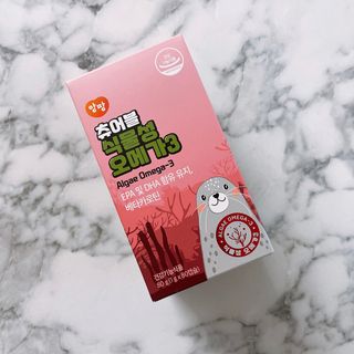 앙팡 츄어블 식물성 오메가3 1000mg x 80캡슐 — 5점을 준 리뷰어가 2022년 10월 올린 사용 사진