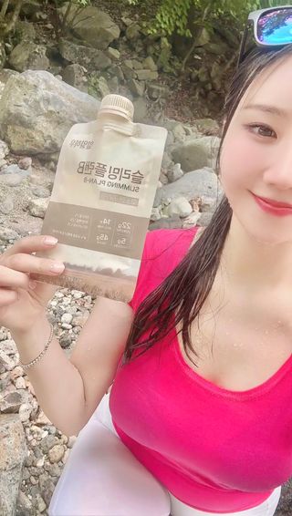 일일하우 슬리밍 플랜B 고소한 귀리맛, 진한 카카오맛 (체중조절식) — 5점을 준 리뷰어가 2023년 6월 올린 사용 사진