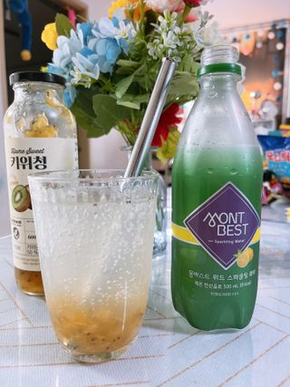 몽베스트 Montbest with Sparkling water Lemon OR Lime 20병(랜덤) — 5점을 준 리뷰어가 2022년 5월 올린 사용 사진