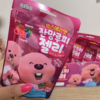 [팔도] 잔망루피젤리 믹스베리맛 42g 8개 — 5점을 준 리뷰어가 2022년 1월 올린 사용 사진