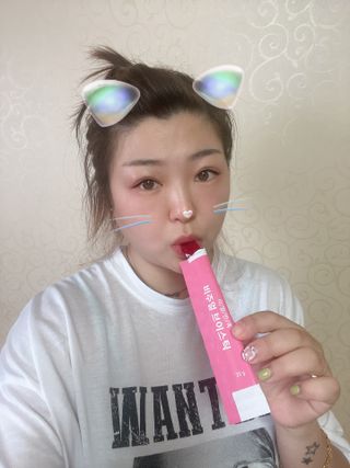 필리브 비주얼 브이스틱 — 3점을 준 리뷰어가 2021년 6월 올린 사용 사진