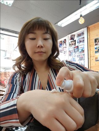 다비다 피니시 크림 50ml — 5점을 준 리뷰어가 2022년 4월 올린 사용 사진