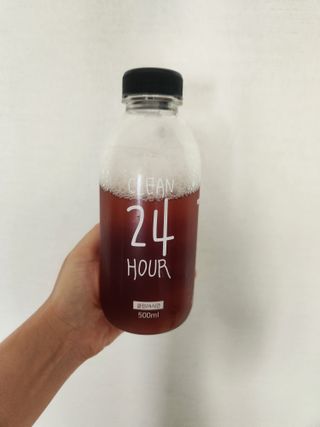 클린24시간 1BOX(5포) + 전용보틀(500ml) — 5점을 준 리뷰어가 2023년 8월 올린 사용 사진