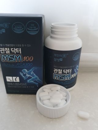 체인미 관절 및 연골건강에 도움을 줄수있는 관절닥터 MSM100 — 4점을 준 리뷰어가 2021년 11월 올린 사용 사진