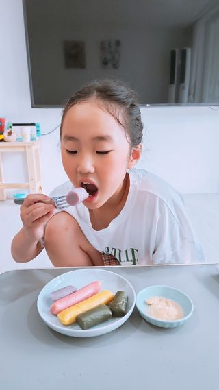 푸디푸디 1일1떡  가래떡 낱개포장 아침식사 식사대용 7종 세트 혼합 (14개입) — 5점을 준 리뷰어가 2022년 7월 올린 사용 사진