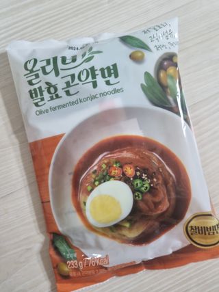클린24시간 올리브 발효곤약면 찰비빔면 1세트-(3봉) — 3점을 준 리뷰어가 2023년 11월 올린 사용 사진